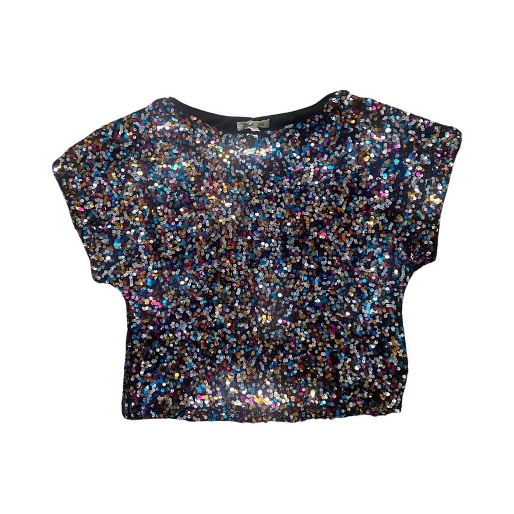 Multicolor sequin top NWT